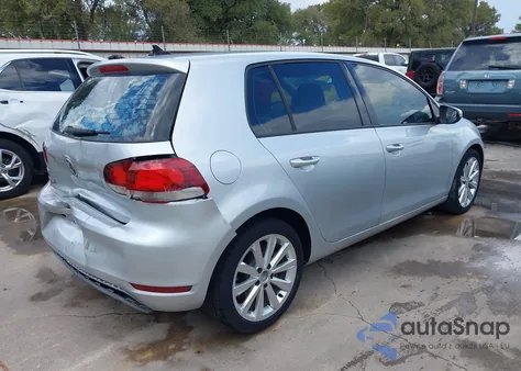 2012 Volkswagen Golf Tdi 4-Door из США, поврежденный, VIN WVWDM7AJ8CW254188